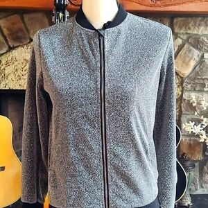 Shein Sparkle Silver Jacket Size S